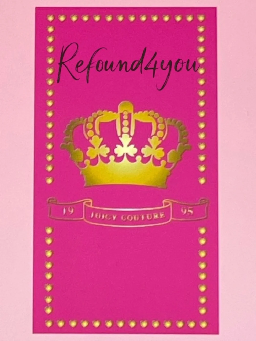 Juicy Couture - ‘The Crown’ Oversized Beach Towel. NWT. Firm!